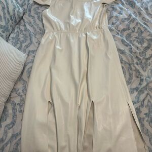Alice + Olivia Cream Midi Dress